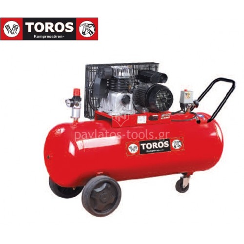 Αεροσυμπιεστής Toros MK103-90-3 400V 90lt 3hp τριφασικό 602056