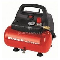Αεροσυμπιεστής μονομπλόκ χωρίς λάδι Einhell 1,5hp 6 λίτρων TH-AC 190/6 OF 4020495