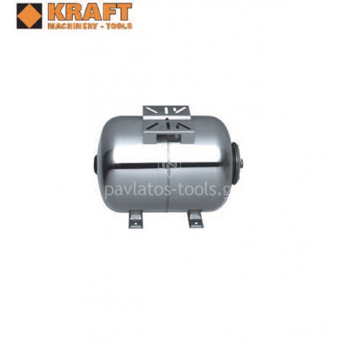 Πιεστικό δοχείο Kraft inox οριζόντιο KTH-24 I 24lt 63633
