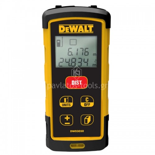 Μετρητής αποστάσεων λείζερ Dewalt 50m DW03050