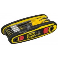 Σετ Stanley 8 αναδιπλούμενων κλειδιών ασφαλείας torx 0-97-553