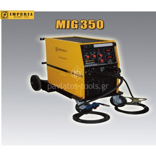 Ηλεκτροκόλληση Inverter σύρματος&ηλεκτροδίου τριφασική 400/50-60Hz (MIG/MMA) MIG 350 65656