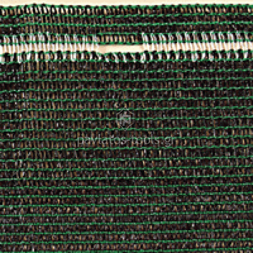 Δίχτυ σκίασης αντιανεμικό 75% σκίαση πράσινο-μαύρο πυκνό 6x50m 300τ.μ.
