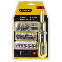 Σετ Κατσαβίδι καστάνιας Stanley 29 τεμαχίων με καρυδάκια 0-54-925