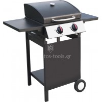 Ψησταριά υγραερίου Bormann με 2 καυστήρες 3.6kw BBQ2000 015390