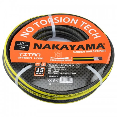 Λάστιχο TITAN 3 επιστρώσεων Nakayama 25Μ 5/8’’ GH6500 019336