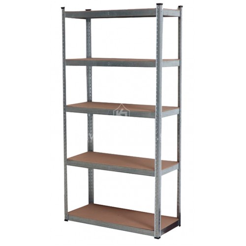 Ραφιέρα γαλβανιζέ Bormann 5 ράφια mdf 200x120x50cm 265kg/ράφι BSR3100 029199