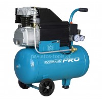 Αεροσυμπιεστής λαδιού μονομπλόκ Bormann 2,5hp 24lt BAT5020 030799