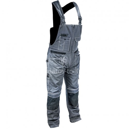 Φόρμα εργασίας με τιράντες MILANO ύφασμα TWILL 280G/M² 65% POLYESTER/35% ΒΑΜΒΑΚΕΡΟ 035398-435