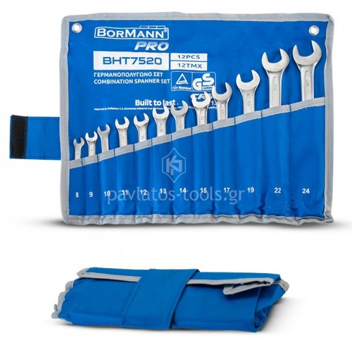 Σετ Γερμανοπολύγωνα 12 τεμαχίων Bormann Pro BHT7520 047902