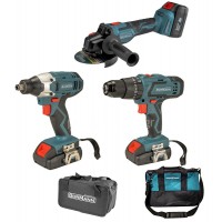 Σετ Bormann Γωνιακός Τροχός 8500rpm+Δραπανοκατσάβιδο Κρουστικό 50Nm+Μπουλονόκλειδο 20V BCD9023 079231
