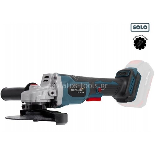 Γωνιακός τροχός μπαταρίας Bormann 20V 125mm ρυθμιζόμενος solo (χωρίς μπαταρία+φορτιστή) BBP3650 081449