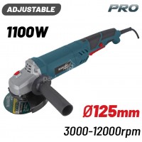 Γωνιακός τροχός Bormann ρυθμιζόμενος 1100 Watt 125mm BAG1105 082644