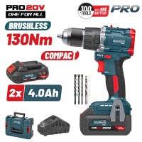 Δραπανοκατσάβιδο Κρουστικό Compact Brushless Μπαταρίας 20V Bormann Pro BBP5451X44CA 2x4ah 083412 Δραπανοκατσάβιδο Κρουστικό Compact Brushless Μπαταρίας 20V Bormann Pro BBP5451X44CA 2x4ah 083412