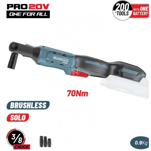 Καστάνια Bormann Μπαταρίας 20V 3/8" solo (χωρίς μπαταρία+φορτιστή) BBP5423 085164