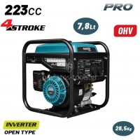 Γεννήτρια Βενζίνης Bormann Pro Inverter Ανοιχτού Τύπου 223cc 3,5kW 085454