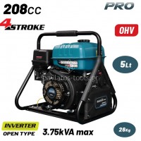 Γεννήτρια βενζίνης Bormann inverter ανοιχτού τύπου 208cc BGB4035 085485