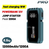 Εκκινητής μπαταρίας Bormann φορητός&powerbank 12V 12000mAh BBC8530 085560
