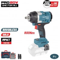 Μπουλονόκλειδο μπαταρίας Bormann Brushless 800Nm solo (χωρίς μπαταρία+φορτιστή) BBP5387CA 085621