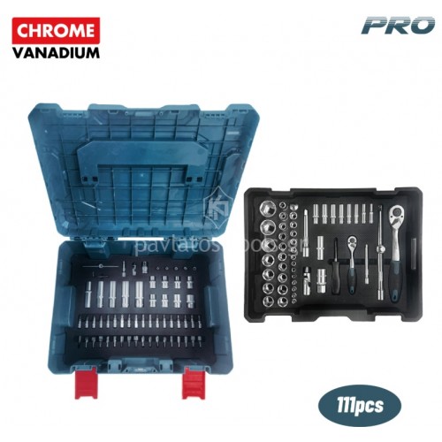 Καρυδάκια Bormann Pro 1/2''& 1/4'' Σετ 111τεμ BHT5185 086901