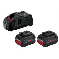 Σετ BOSCH Φορτιστής GAL1880CV+2 Μπαταριών ProCORE 18V 5.5Ah 1600A0214C
