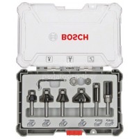 Σετ Φρέζες για ρούτερ Bosch 6mm 6 τεμαχίων 2607017468