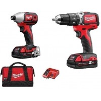Σετ Milwaukee Brushless  Κρουστικό Δραπανοκατσάβιδο+Παλμικό Κατσαβίδι (2x2.0Ah) BLPP2C-202B 3900776