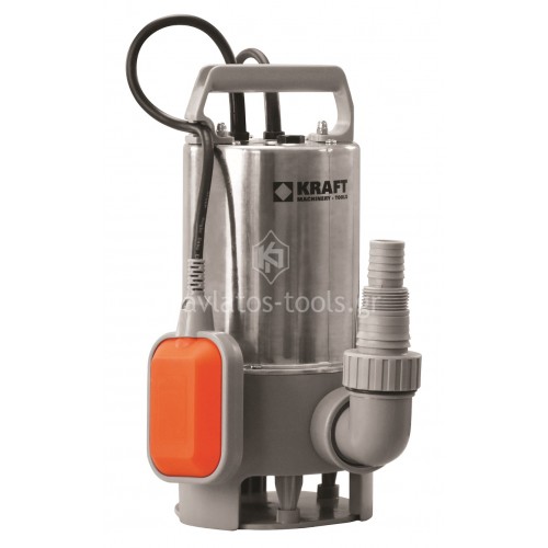  Αντλία ακαθάρτων υδάτων Kraft inox 750 Watt 43526