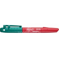 Μαρκαδόρος λεπτής μύτης 1mm Milwaukee πράσινος 4932492127