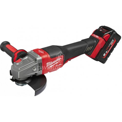  Γωνιακός τροχός μπαταρίας Milwaukee M18 FUEL FHSAG125XPDB-552X 125mm (2x5.5Ah) 4933471080 
