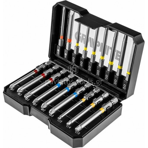 Σετ μύτες μακριές Graphite 18 τεμάχια 56H606