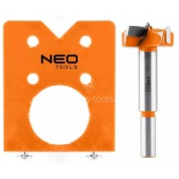 Τρυπάνι μεντεσέδων Neotools 35mm με οδηγό 57002