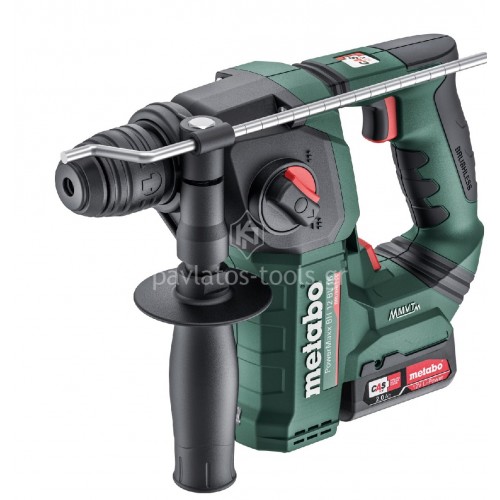 Περιστροφικό Πιστολέτο Μπαταρίας Metabo 12V (2x2.0Ah) PowerMaxx BH 12 BL 16 6.00207.50