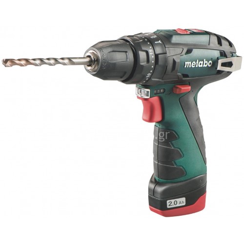 Δραπανοκατσάβιδο μπαταρίας 10.8V Metabo 2 ταχυτήτων PowerMaxx SB 6.00385.50