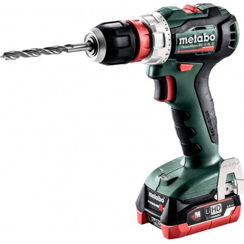 Δραπανοκατσάβιδο μπαταρίας Metabo 12 Volt Powermaxx BS 12 BL Q (2x4.0Ah) 6.01039.80