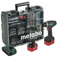 Δραπανοκατσάβιδο μπαταρίας 12V Metabo 2 ταχυτήτων BS 12 NiCd Set Κινητό Συνεργείο 6.02194.88