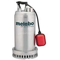 Βυθιζόμενη εργοταξιακή Αντλία λυμάτων Metabo 1850 Watt DP 28-10 S Inox 6.04112.00