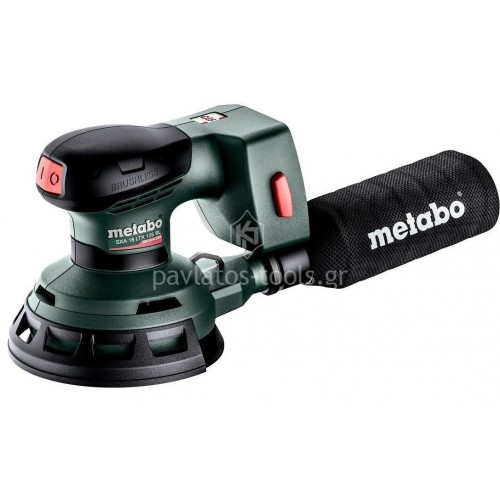 Τριβείο Χούφτας μπαταρίας Metabo 125mm 18V solo (χωρίς μπαταρία+φορτιστή) SXA 18 LTX 125 BL 600146850