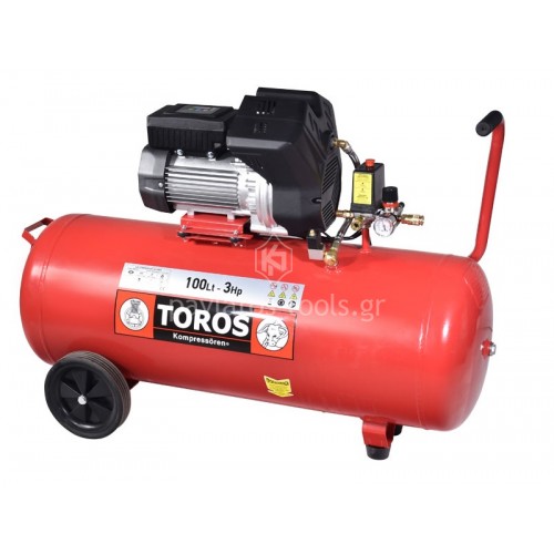 Αεροσυμπιεστής Toros inverter oilfree χαμηλού θορύβου brushless 100tr 3hp  18bar 602047