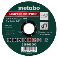 Δίσκος κοπής Metabo inox 125x1,0x22,23mm Limited edition 616263000