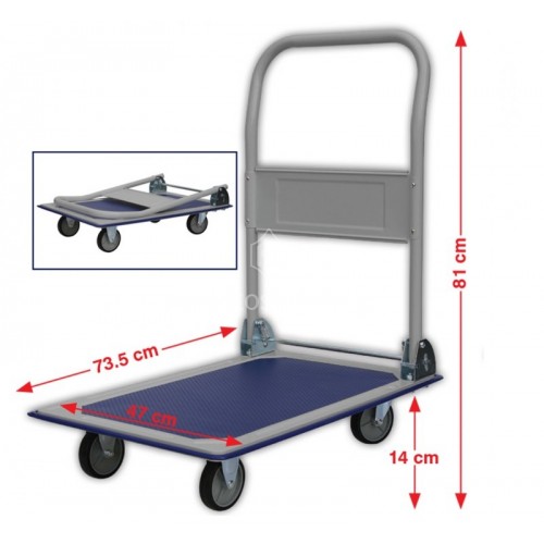 Καρότσι πλατφόρμα Express 150kg 631425