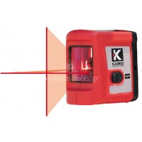 Αλφάδι Laser σταυρού Kapro δύο ακτινών κόκκινης γραμμής (οριζόντια & κάθετη) εσωτερικού χώρου 862 633110