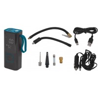Επαναφορτιζόμενη τρόμπα αέρος Bulle 12V+power bank 6000mAh 633383