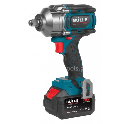 Μπουλονόκλειδο μπαταρίας Bulle Brushless 18V 600Nm με 3 επιλογές ροπής (1x4.0Ah) 633411