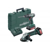 Σετ Metabo Δραπανοκατσάβιδο BS18+Γωνιακός Τροχός W18LTX 125Q Combo Set 2.4.3 685082000