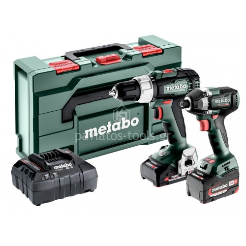 Σετ Combo Metabo 2.6.8 Brushless Κρουστικό Δραπανοκατσάβιδο SΒ 18 L+Παλμικό Κατσαβίδι Μπαταρίας 18V (2x4.0Ah+1x2.0Ah) 685198000