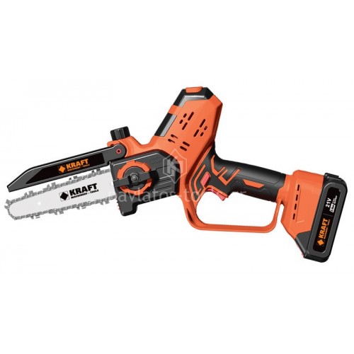 Κλαδευτικό Αλυσοπρίονο μπαταρίας Kraft 21V Li-on 15cm (2x2.0Ah) 691139