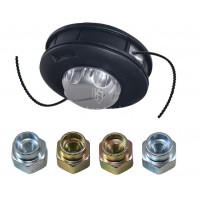 Κεφαλή μεσινέζας Kraft αυτόματη easy load αλουμινίου με 4 αντάπτορες 69376