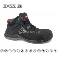 Μποτάκια Dunlop μαύρο-κόκκινο FIRST ONE ADV-EVO S3 711050-56