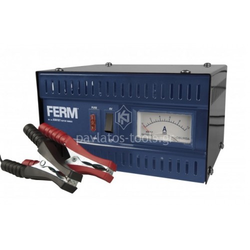 Φορτιστής μπαταριών Ferm 6-12 Volt 5A BCM1021